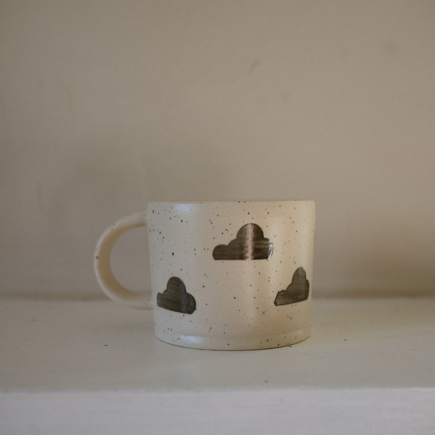 Clouds Mug - Pebble