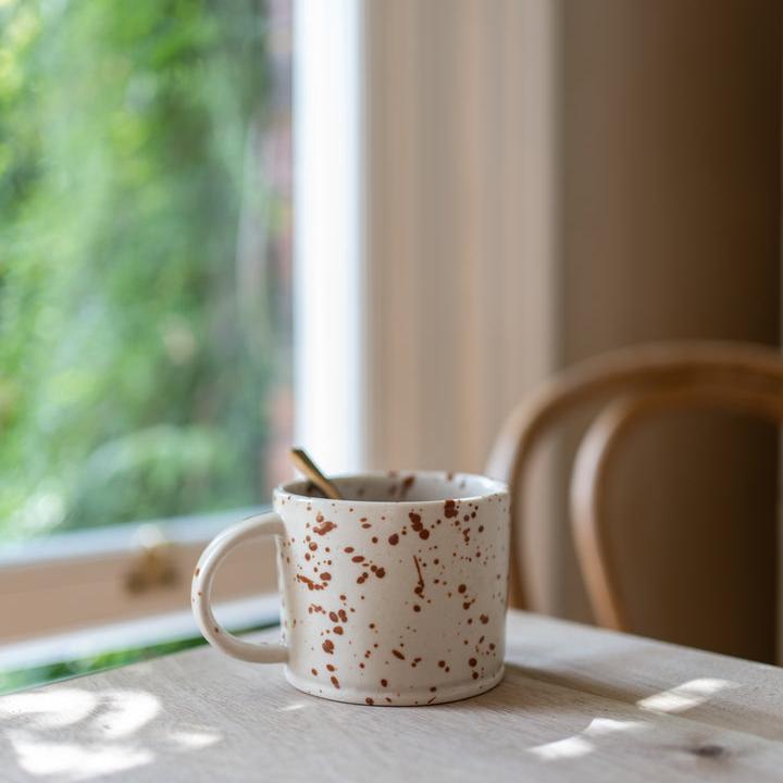 Ink Splash Mug - Burnt Orange