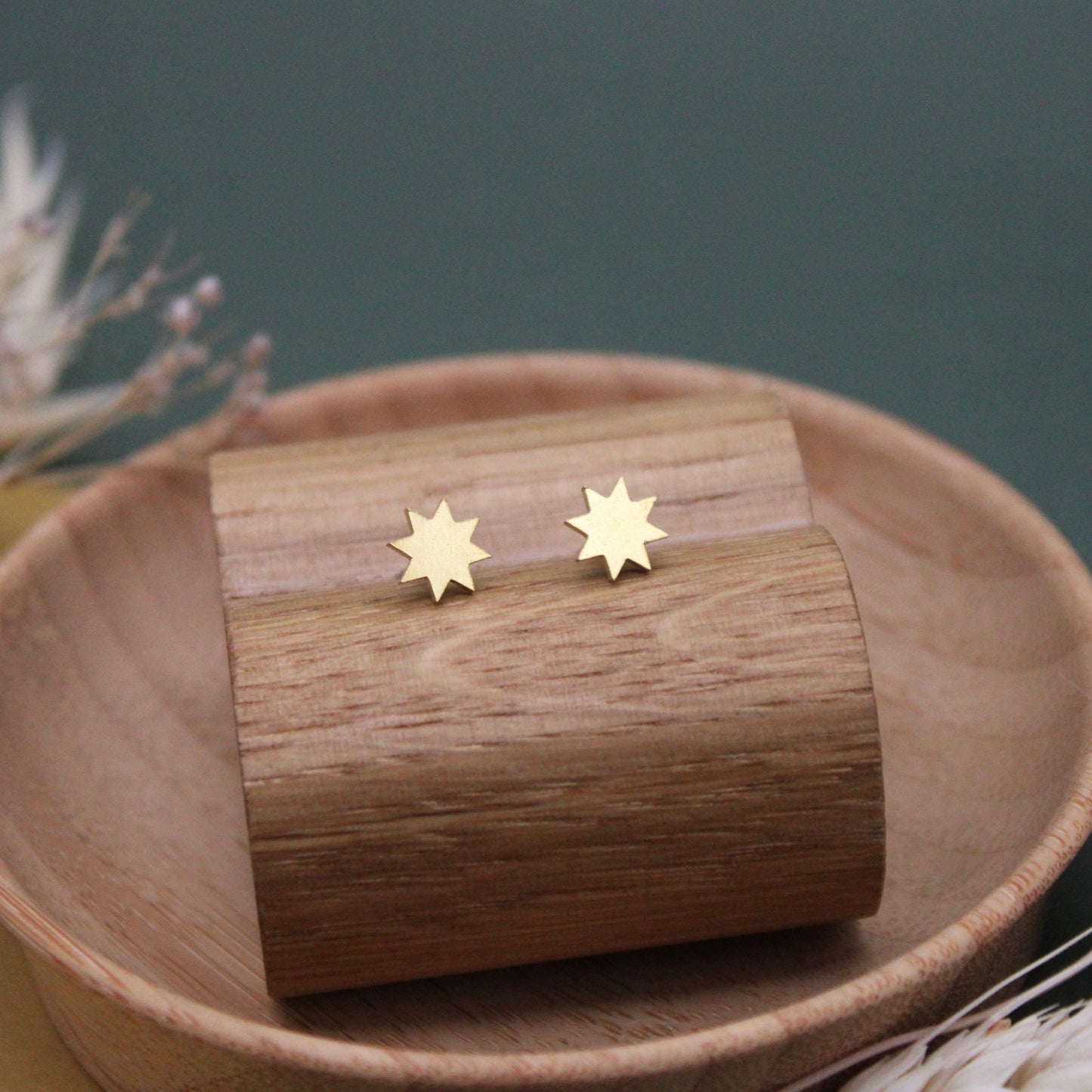 Tiny Solid Sun Studs