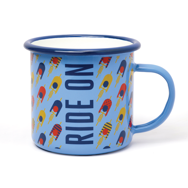 Enamel Mug  - Cycling, Ride On