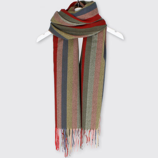 Men's Striped Muti Colour Scarf