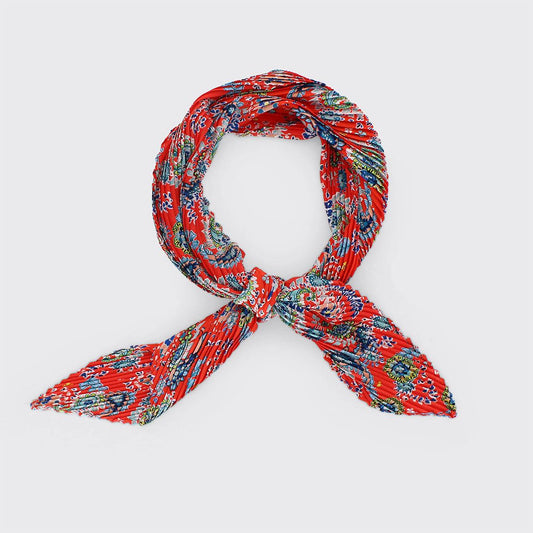 Bohemian Long Scarf - Red