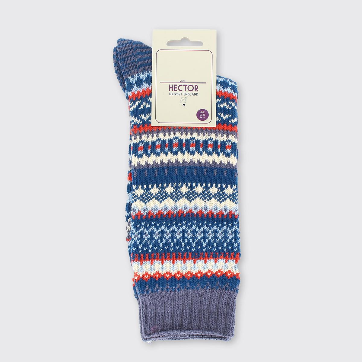 Men's Fairisle Socks Navy