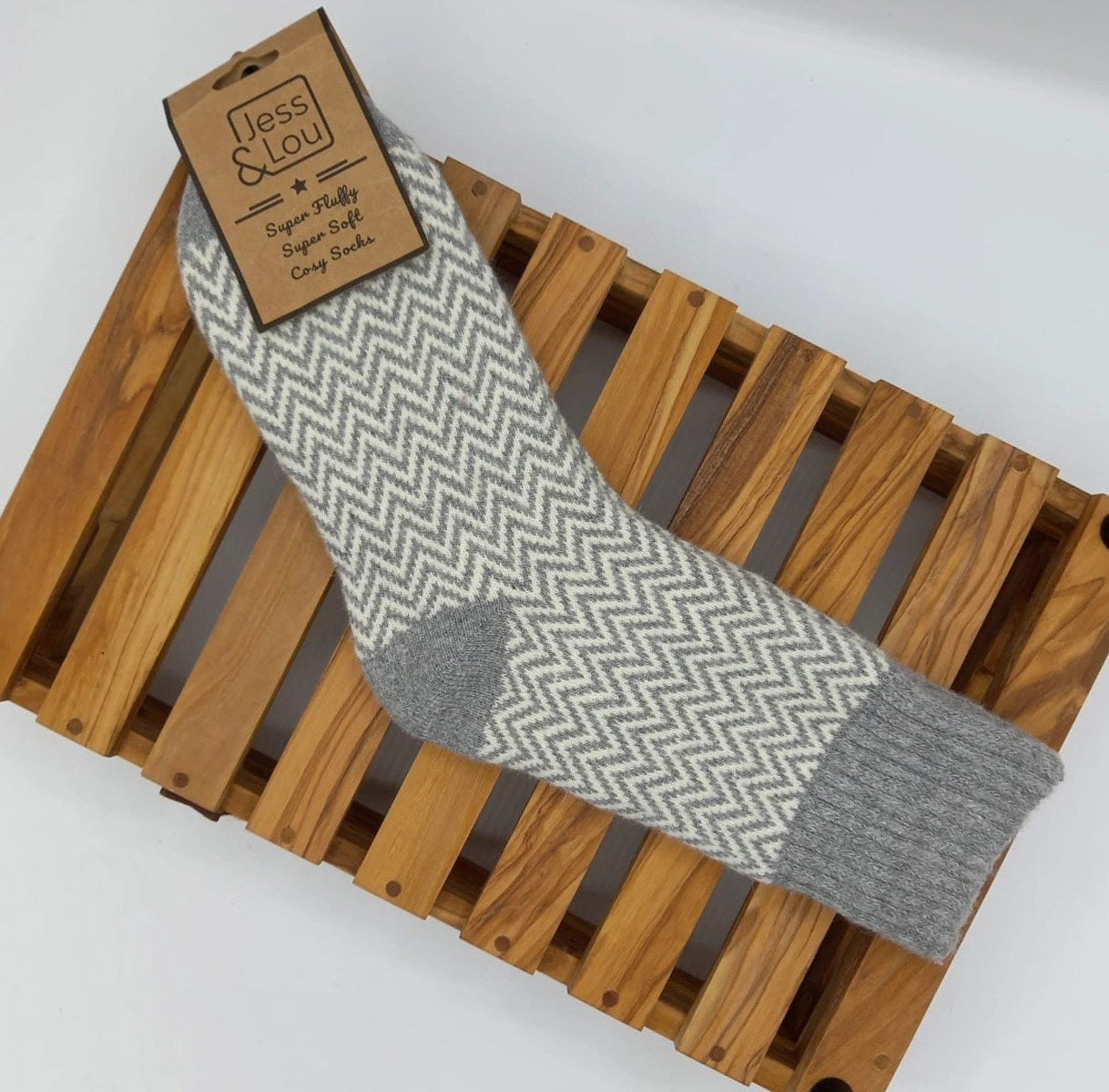 Cosy Socks - Herringbone Ribbed Socks - 4 Varieties