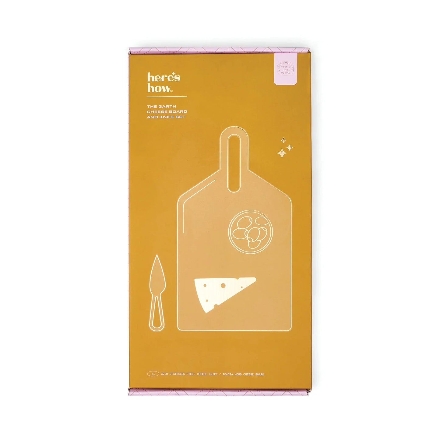 Cheese Board and Knife Set