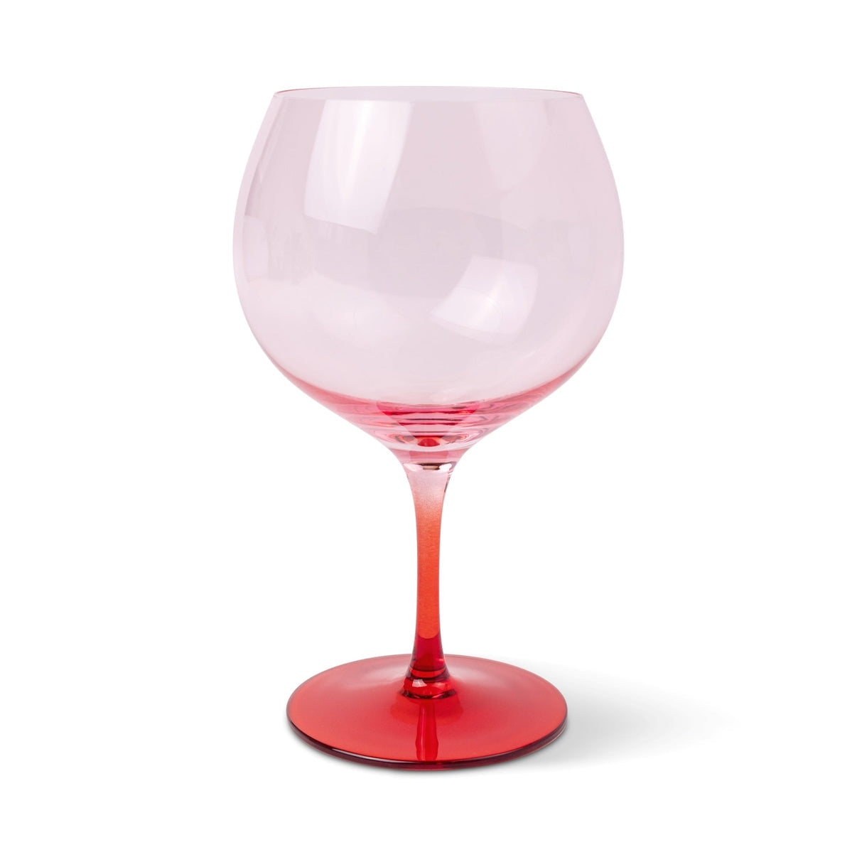 Pink and Red Wine Glasses - Set of 2