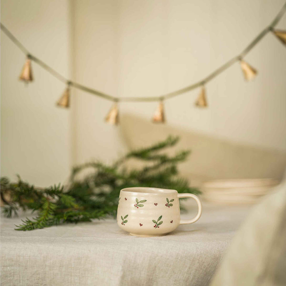 Hand Painted Mug - Holly