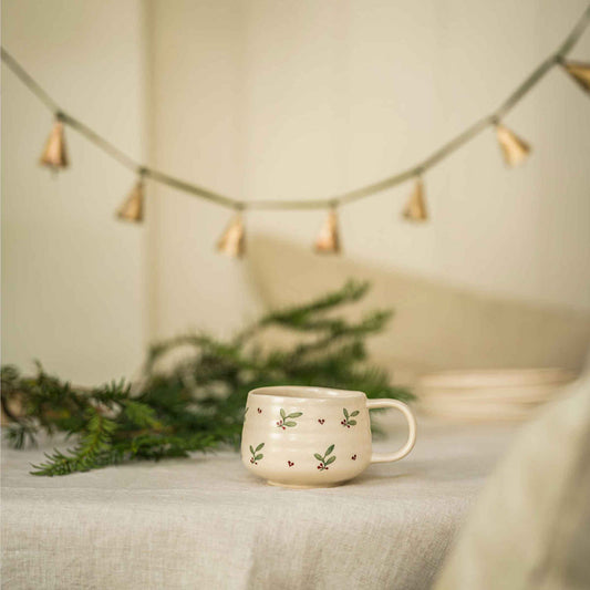 Hand Painted Mug - Holly