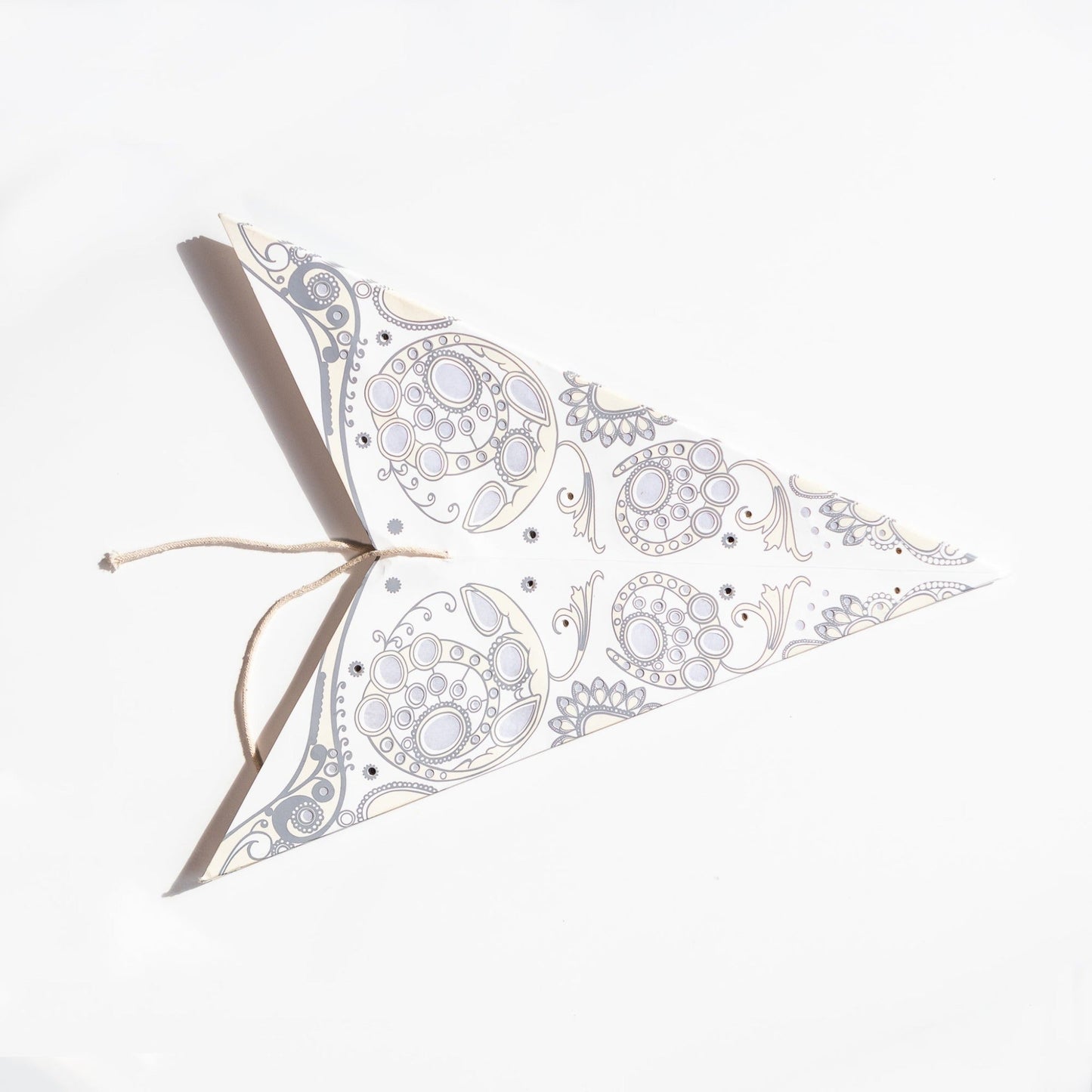 Paper Star Lantern - Lace Ivory