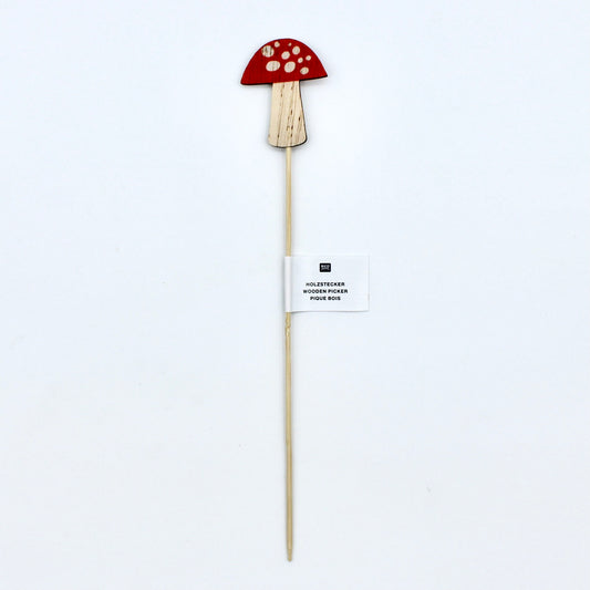 Wooden Mushroom Plant decoration