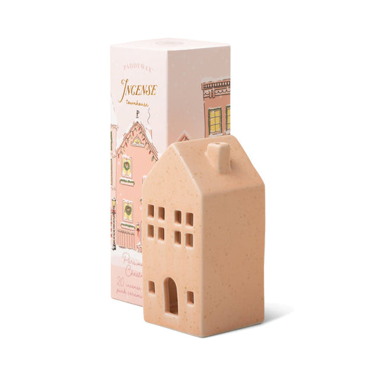 Ceramic Village Incense Holder with 20 cones - 3 Varieties