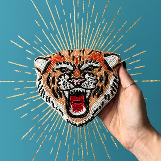 Inked Tiger Coin Purse