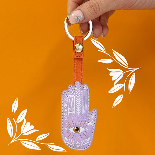 Inked Hand Keyring