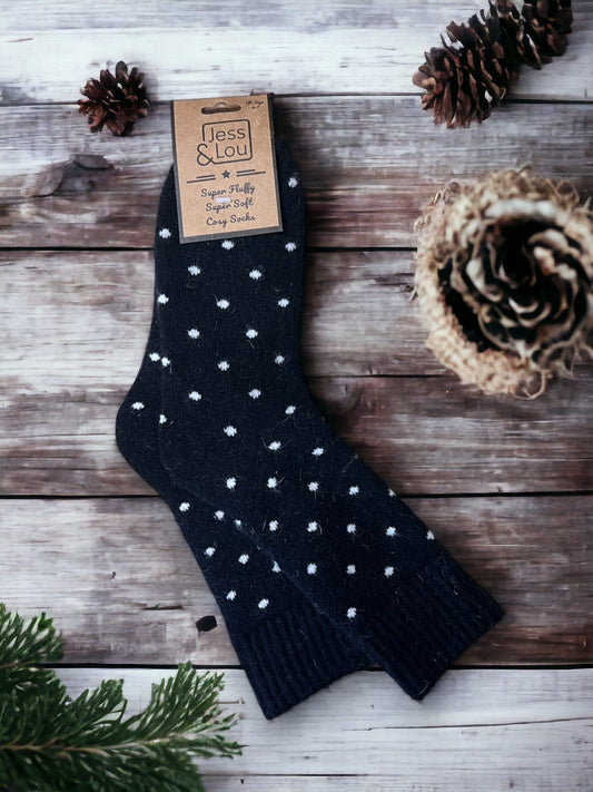 Cosy Delightful Dots Socks - 2 Styles