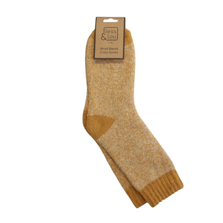 Marl cosy socks - 3 colours