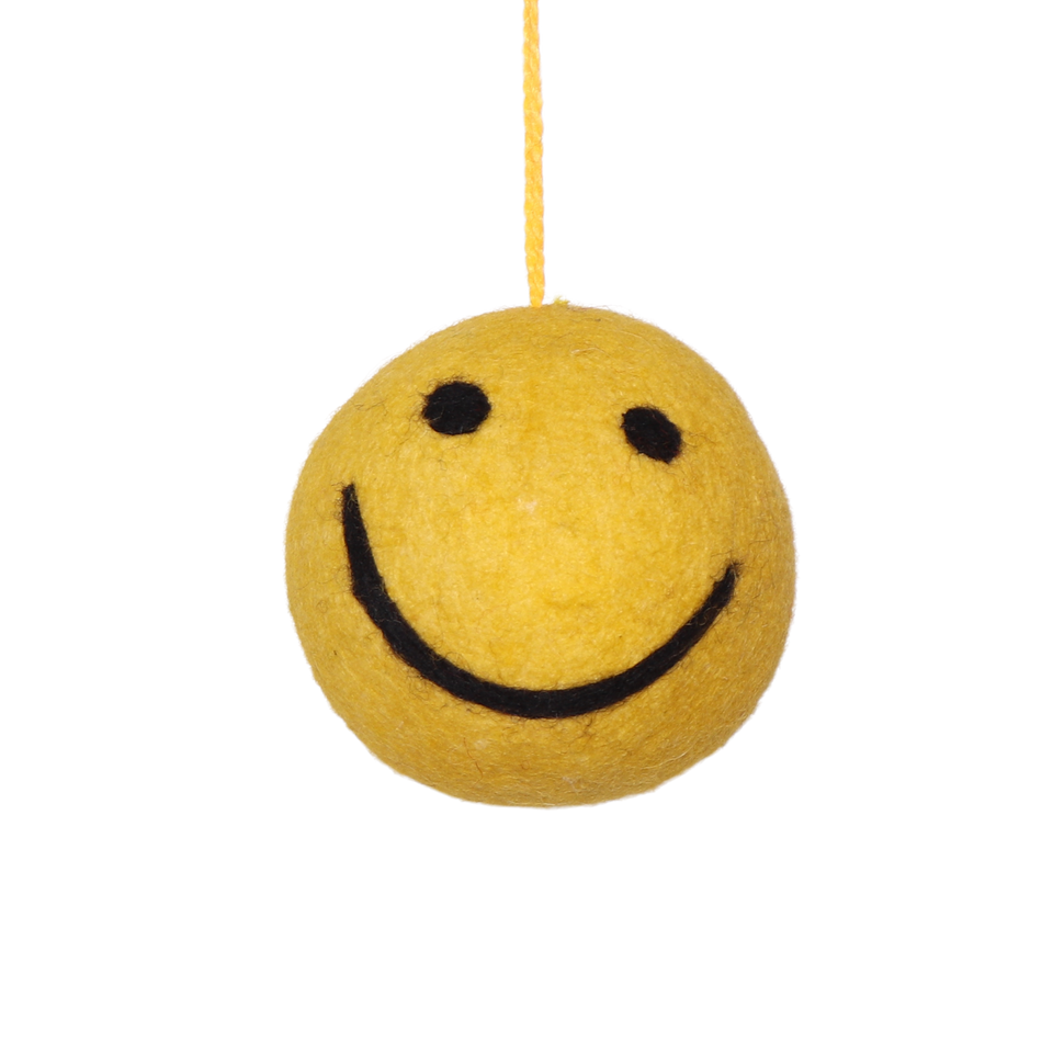 Felt Smile Bauble