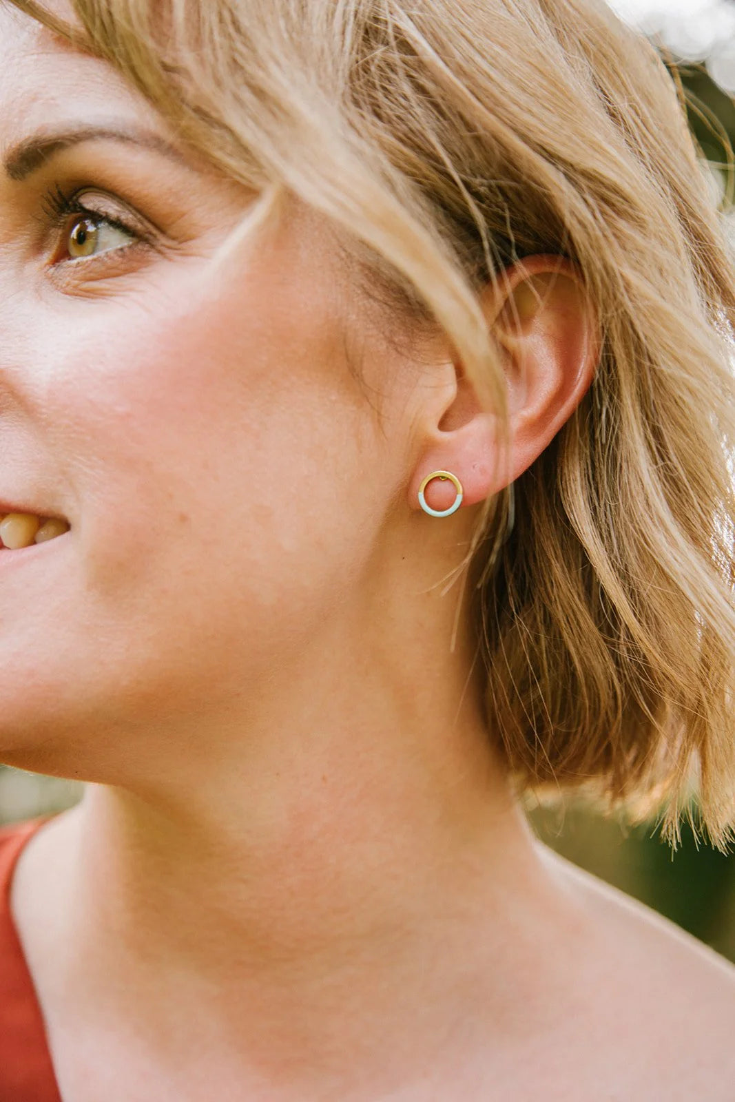 Small Circle Studs