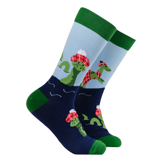 Loch Ness Monster Socks - Nessie