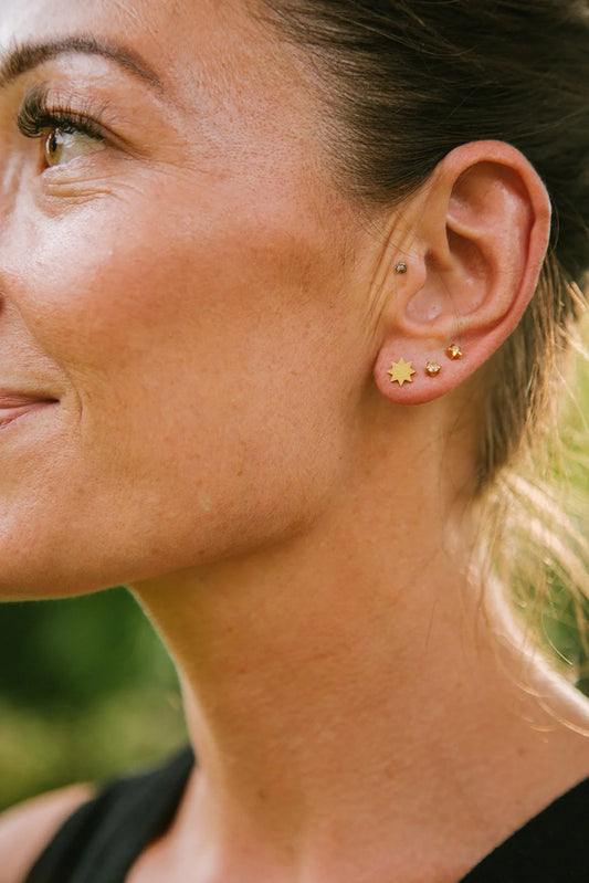 Tiny Sun Studs