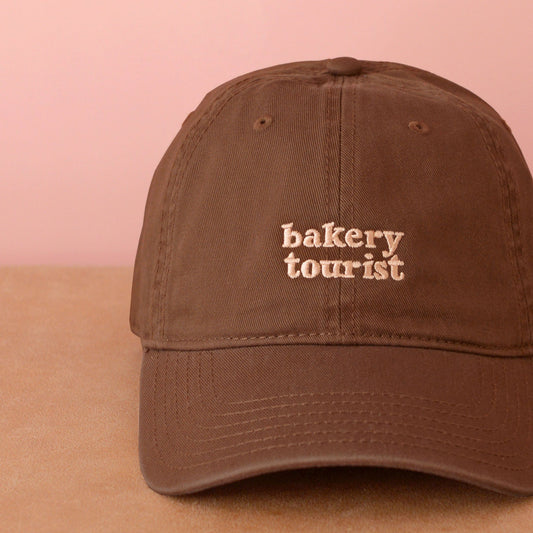 Bakery Tourist, Cotton Baseball Cap - Cocoa