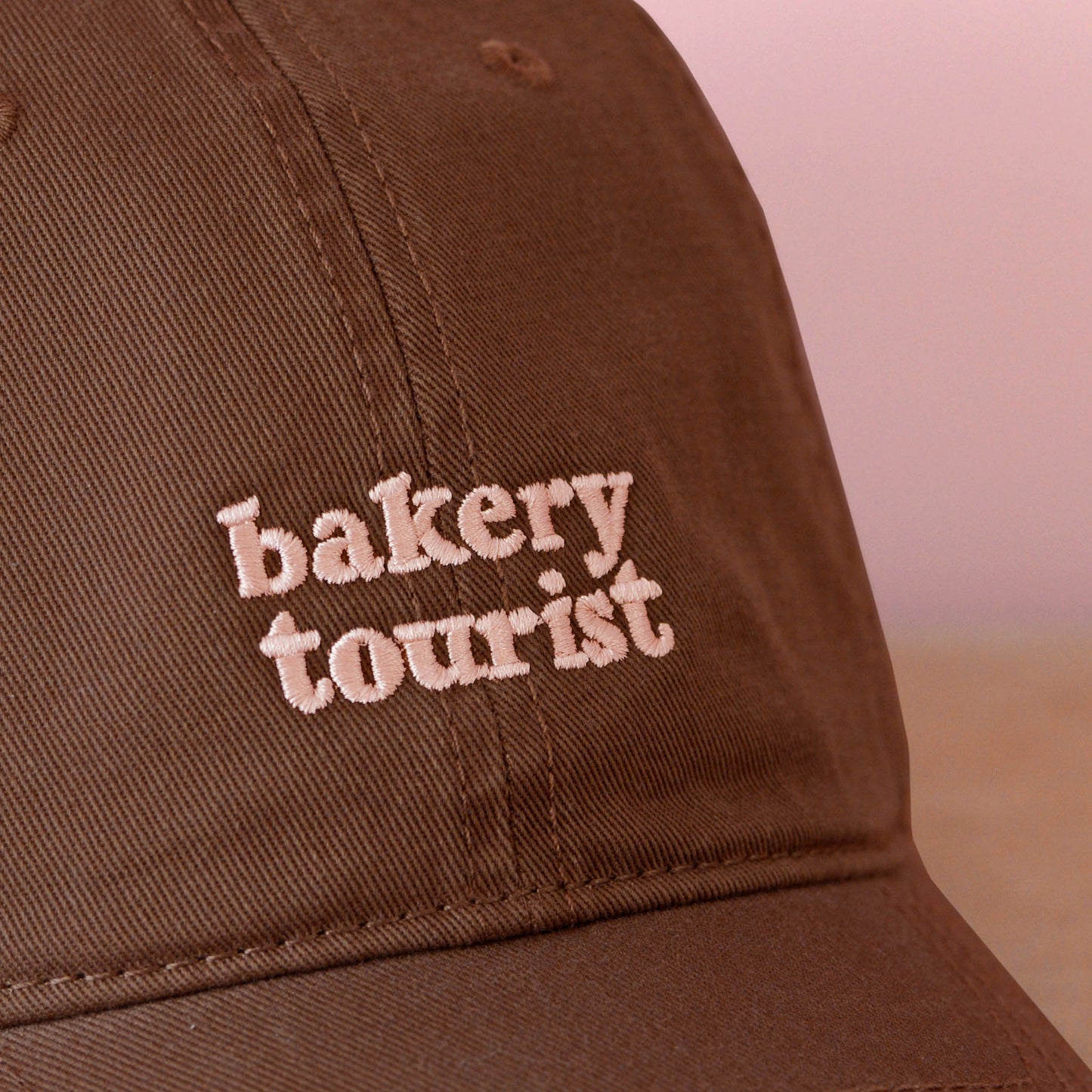 Bakery Tourist, Cotton Baseball Cap - Cocoa