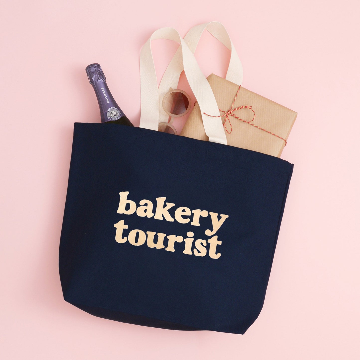 Bakery Tourist Canvas Tote Bag - Midnight Blue
