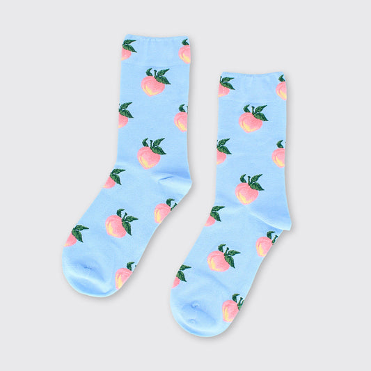 Blue Peach Socks