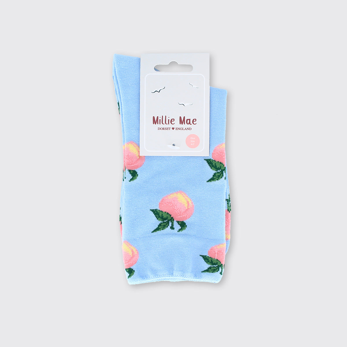 Blue Peach Socks