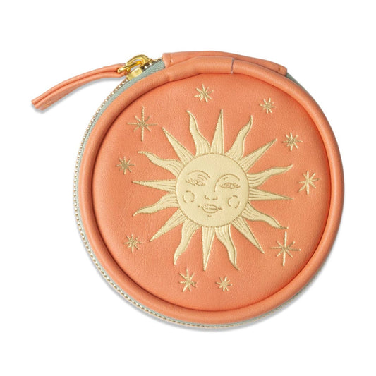 Vegan Leather Pill Case - Terracotta Sun