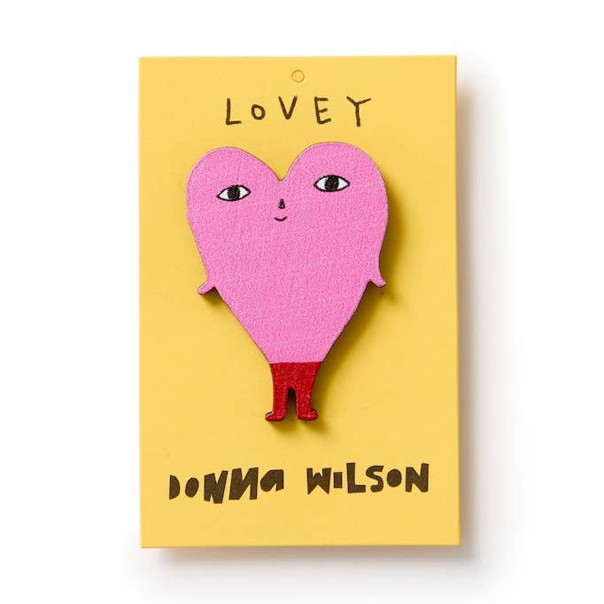 Lovey Pin Badge