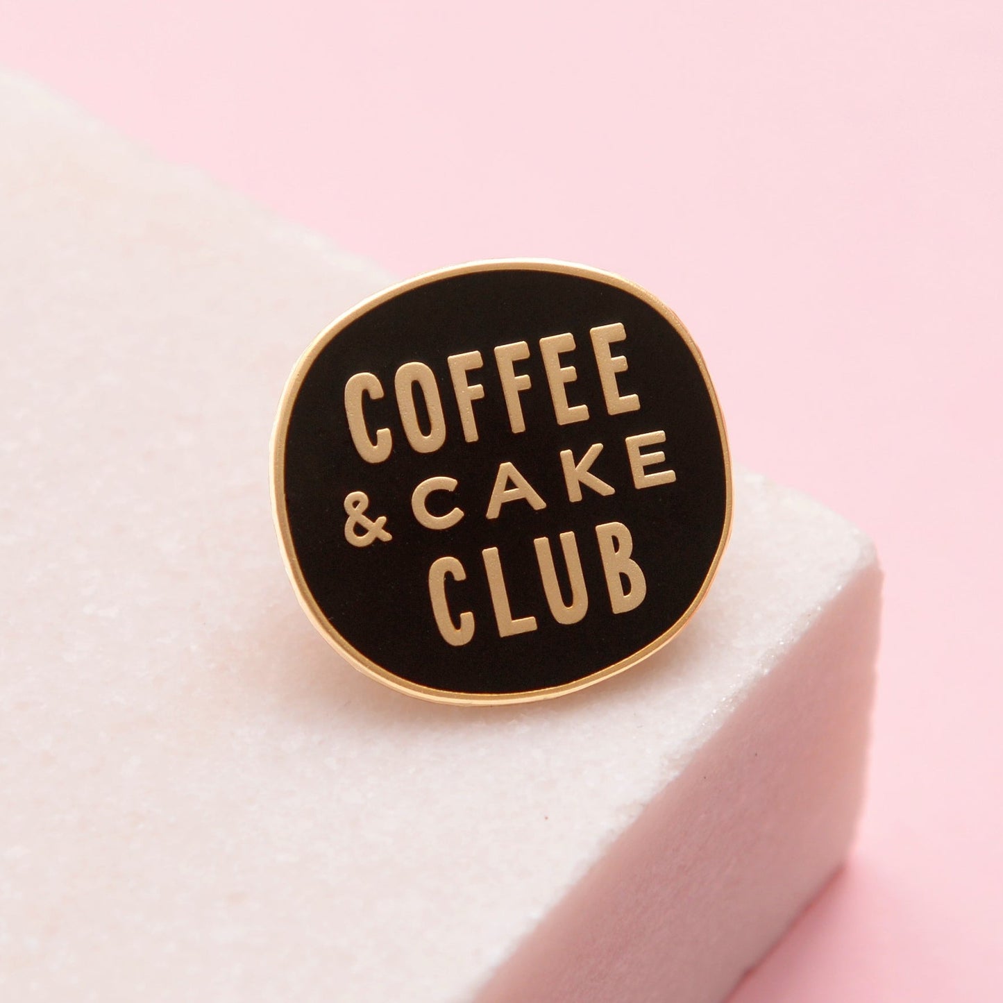 Enamel Pin Coffee and Cake Club