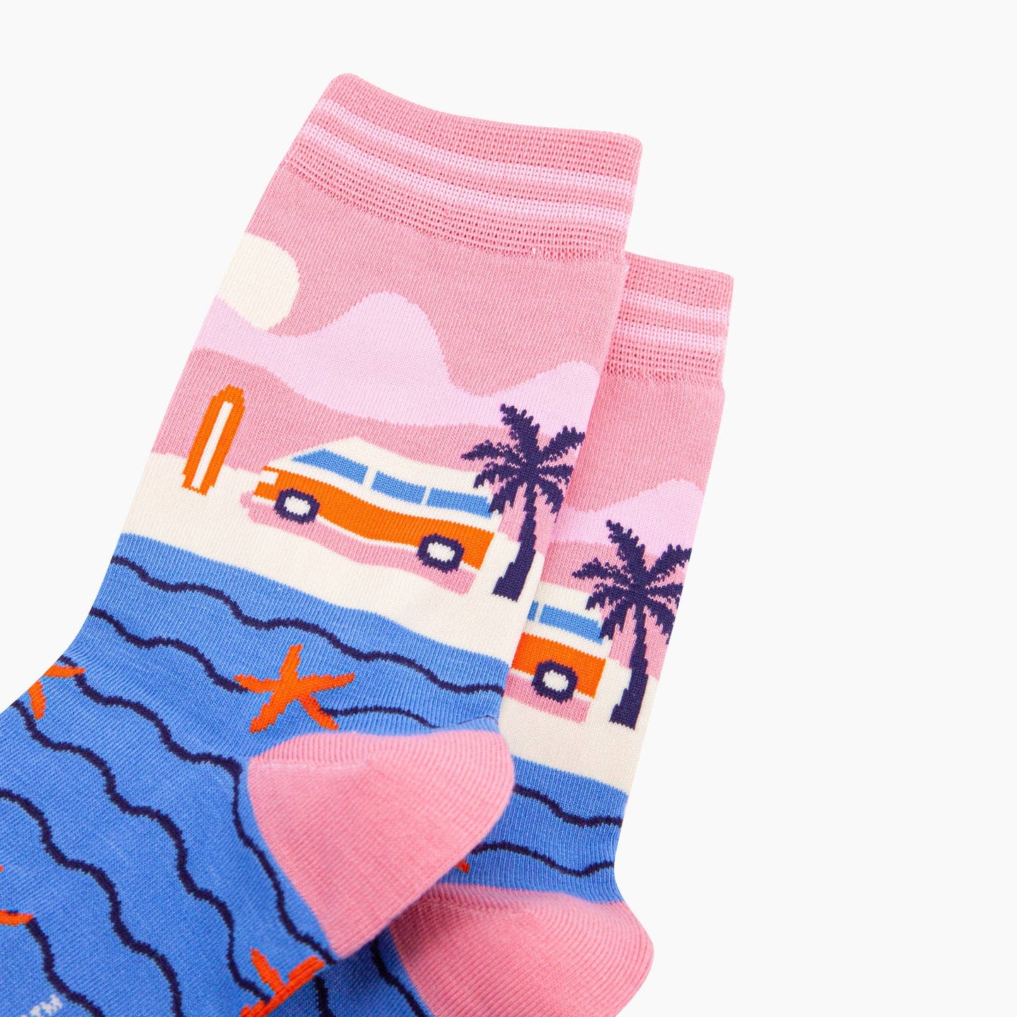 Beach Campervan Bamboo Socks