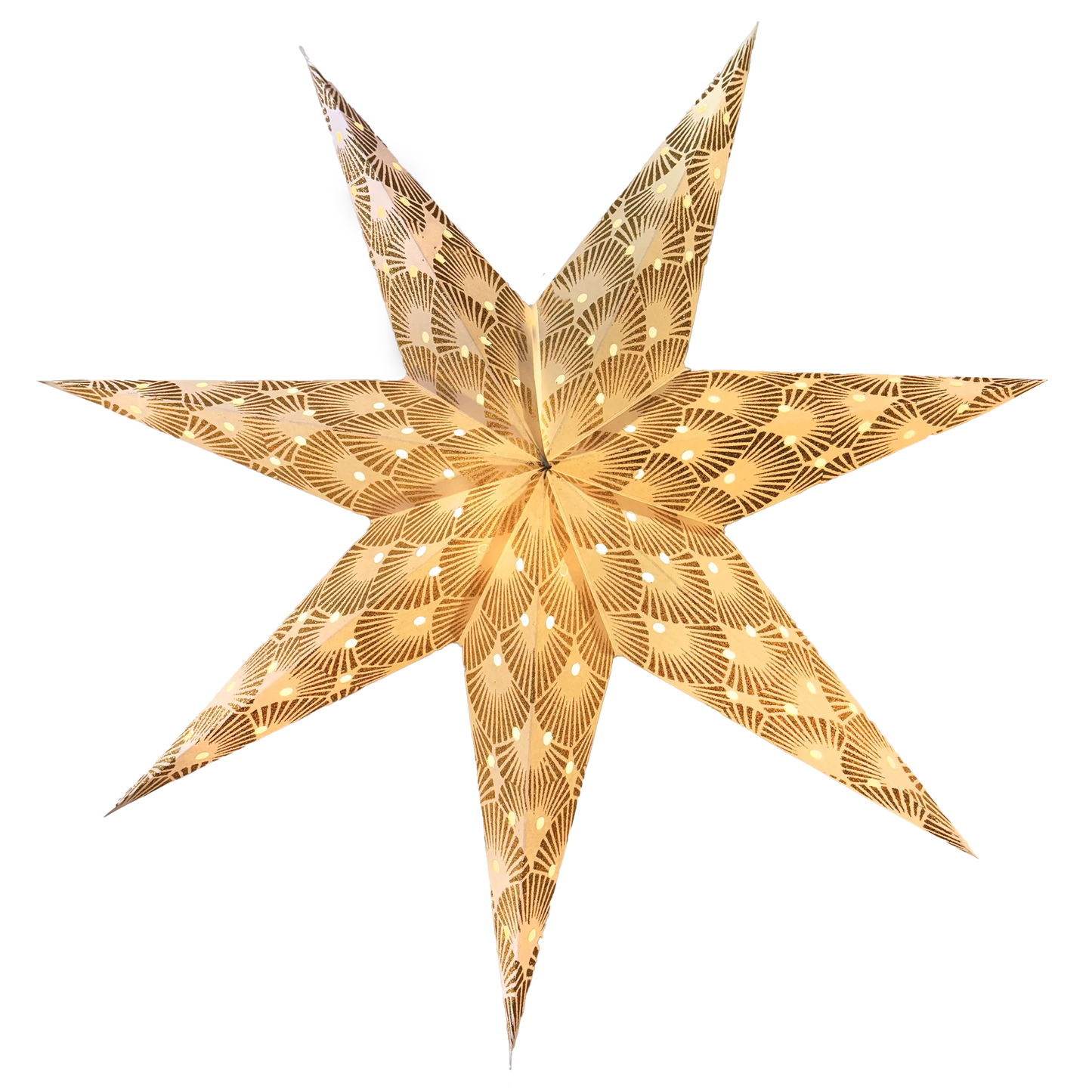 Paper Star Lantern -Deco Gold