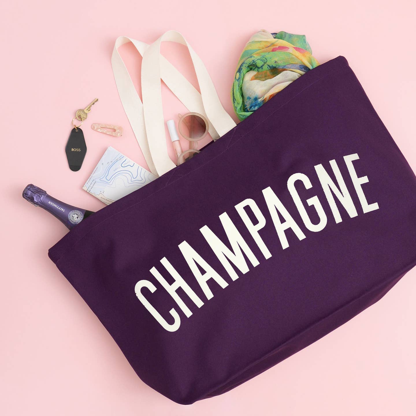 Champagne - Really Big Plum Bag