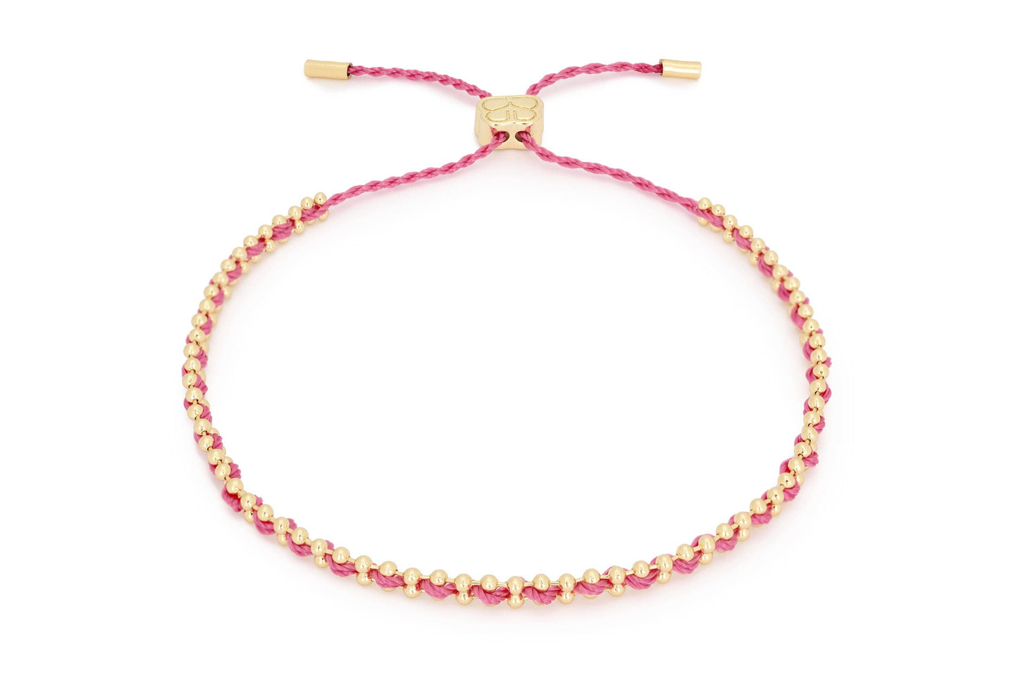 Braid Pink Gold Bracelet