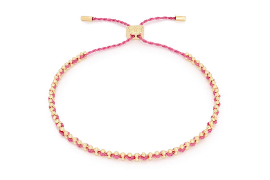 Braid Pink Gold Bracelet