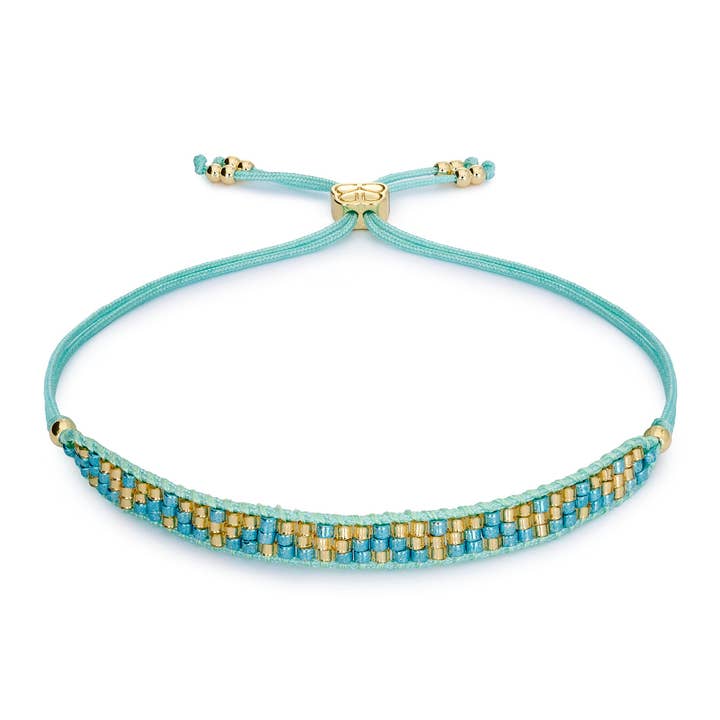 Freedom Turquoise Beaded Friendship Bracelet