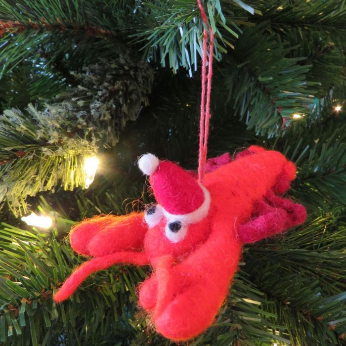 Christmas Lobster Tree Hanging Decoration