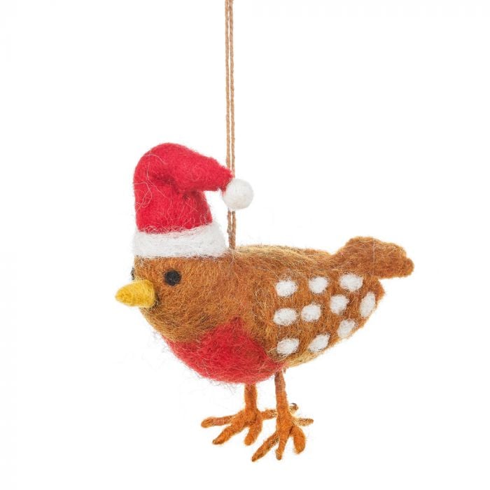 Christmas Chicken Hanging Decoration