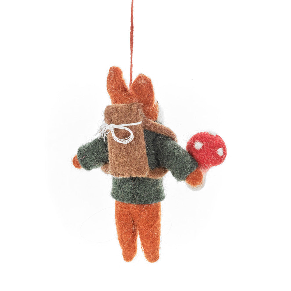 Handmade Felt Fox Decoration