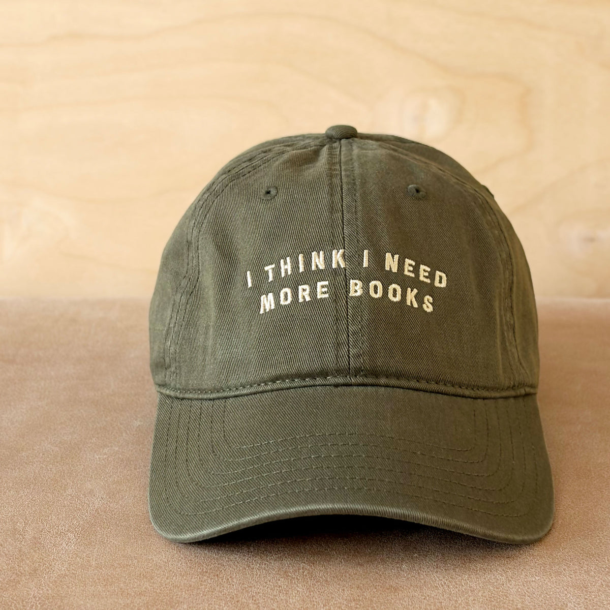 I Think I Need More Books cotton baseball cap