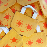 Sunshine Eyes Yellow Tote Bag