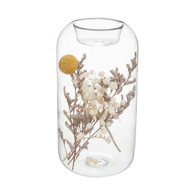 Dried Flower glass tealight holder from Seasgair Store.
