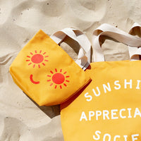 Sunshine Eyes Yellow Tote Bag