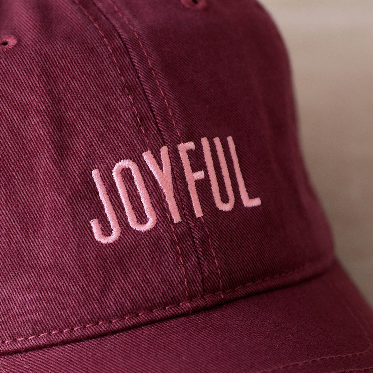 Joyful baseball cap