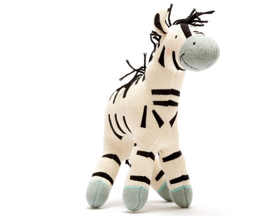 Organic Zebra Plush Toy