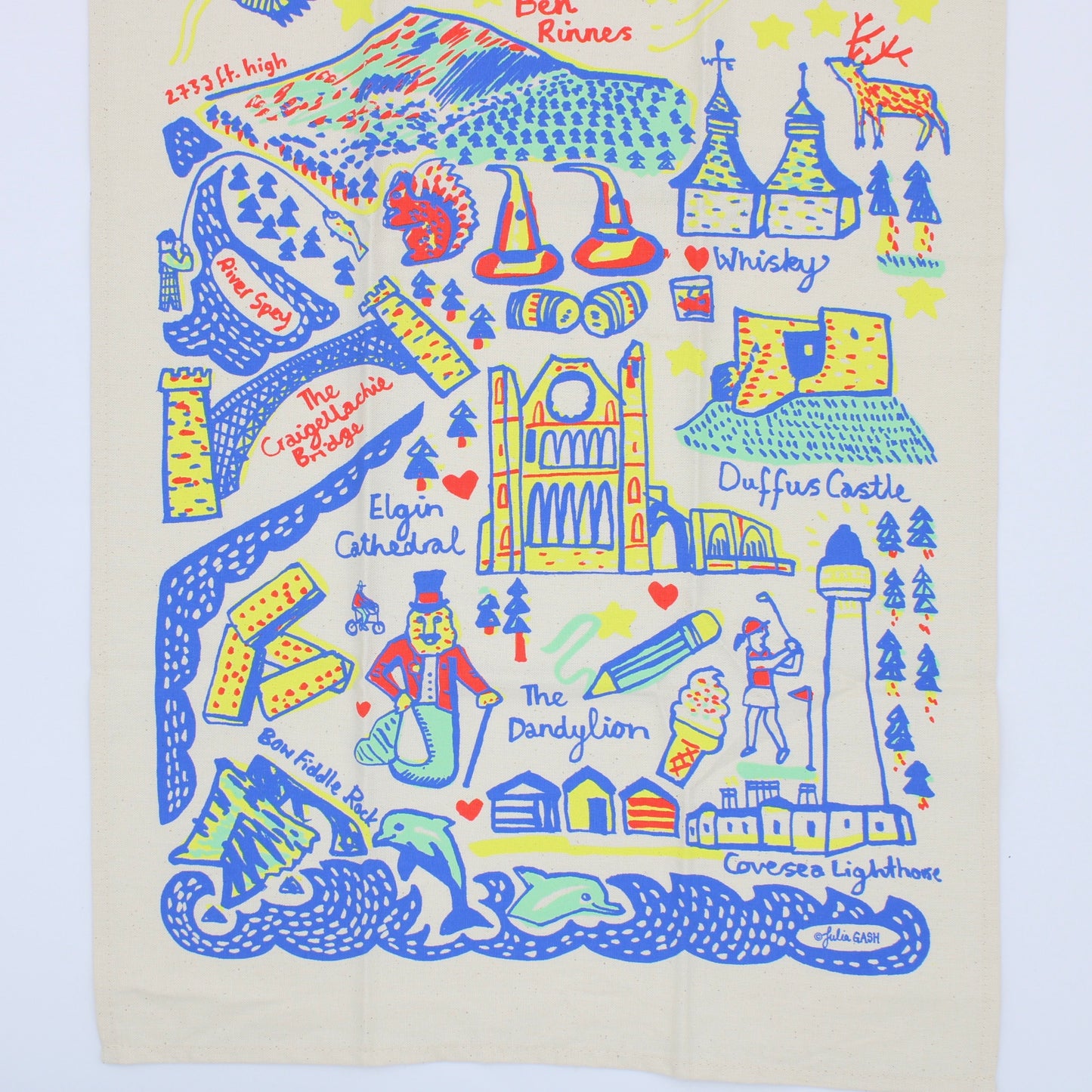 Moray Tea Towel