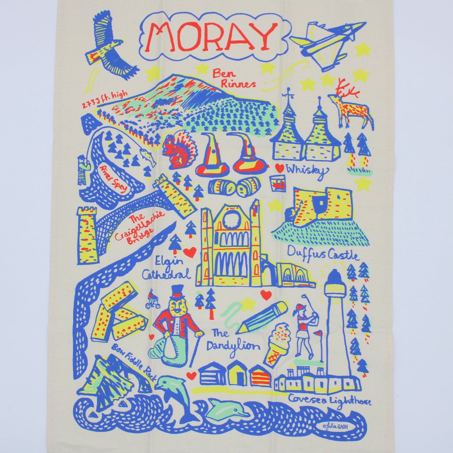 Moray Tea Towel