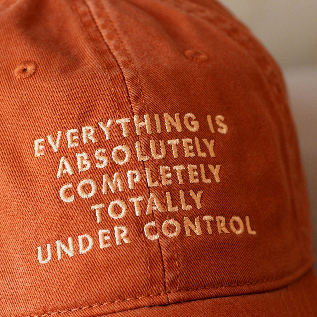 Everything is Under Control baseball cap