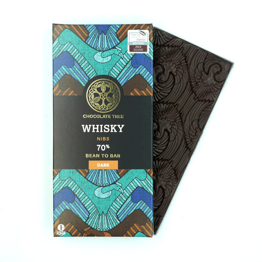 Chocolate Tree 70g Bar - Whisky Nibs